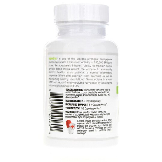 Serretia Pure Serrapeptase, AAM